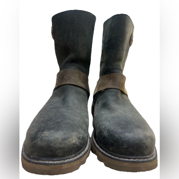 Sorel Shoes - Sorel Scotia Waterproof Short Oiled Leather Biker Riding Boots Womens Sz 9